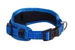 Rogz- Utility padded collar blue
